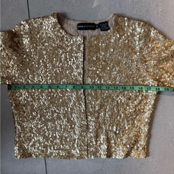 Vintage Gold Sequin Women's - Picture 6 of 7
